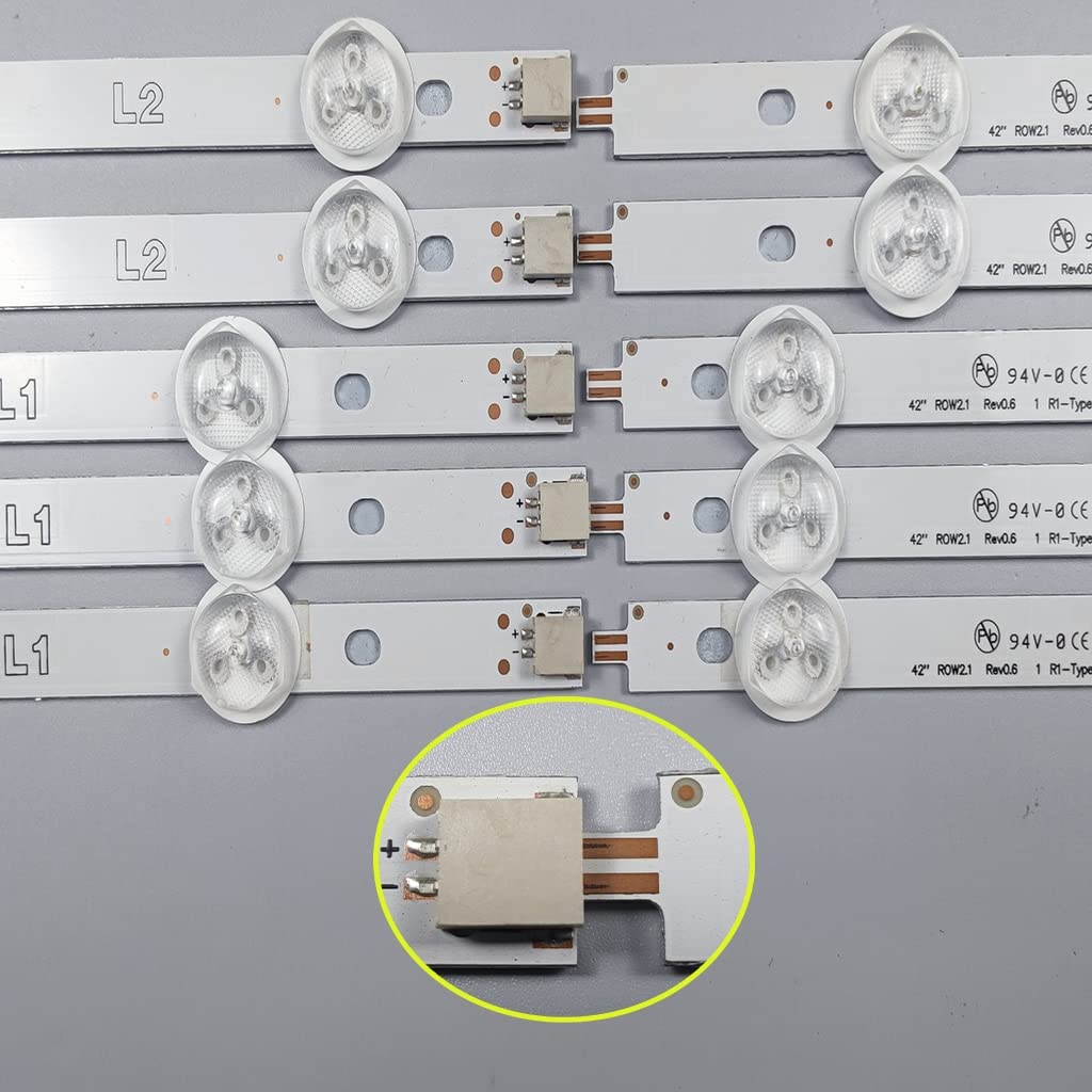 Amazon.co.jp: TV交換部品- 10 個の LED バックライト