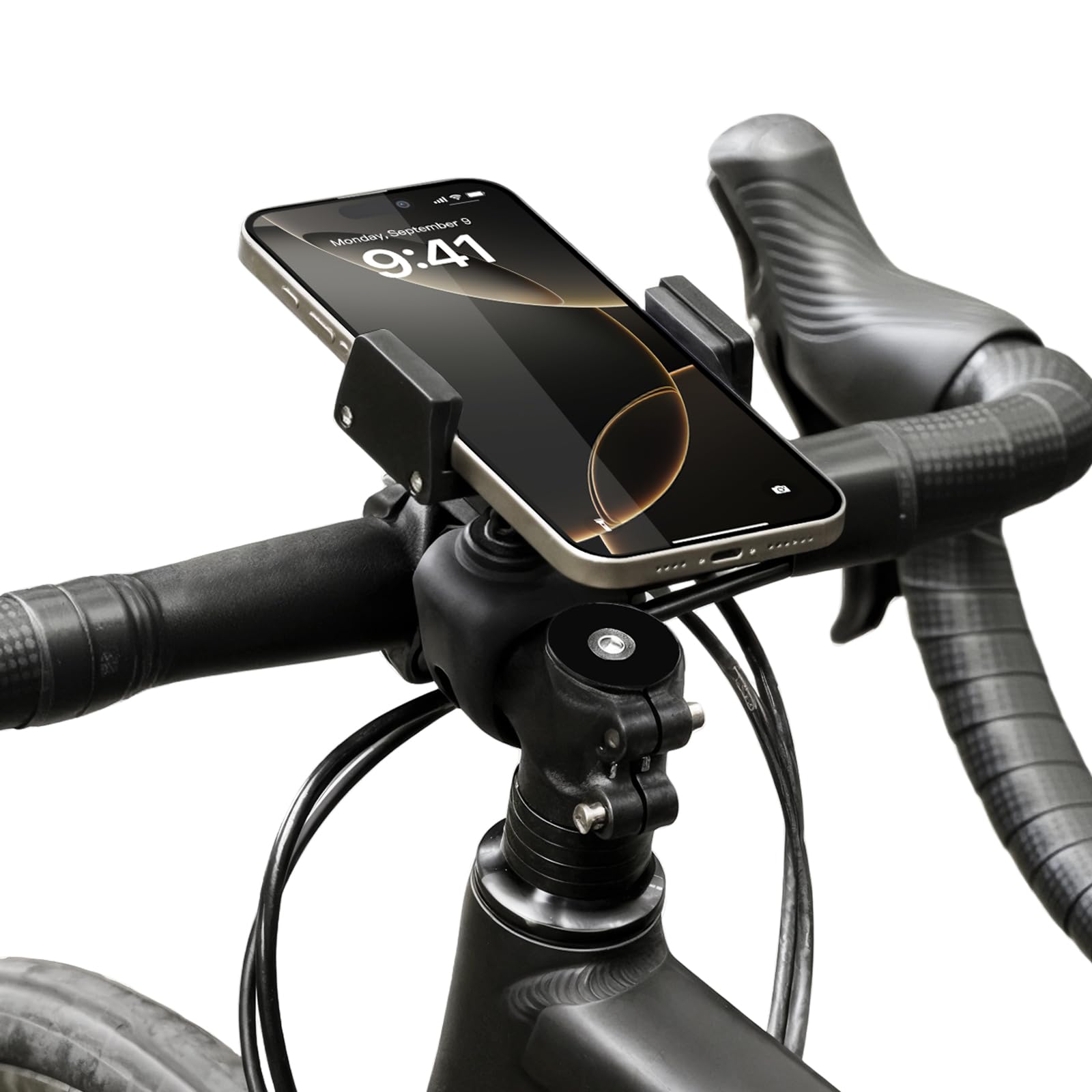 Supporto Telefono Bici 360° Antivibrazione: Attacco Rapido 1s Per Manubrio O Stelo, Adatto A Smartphone 4-7 Pollici