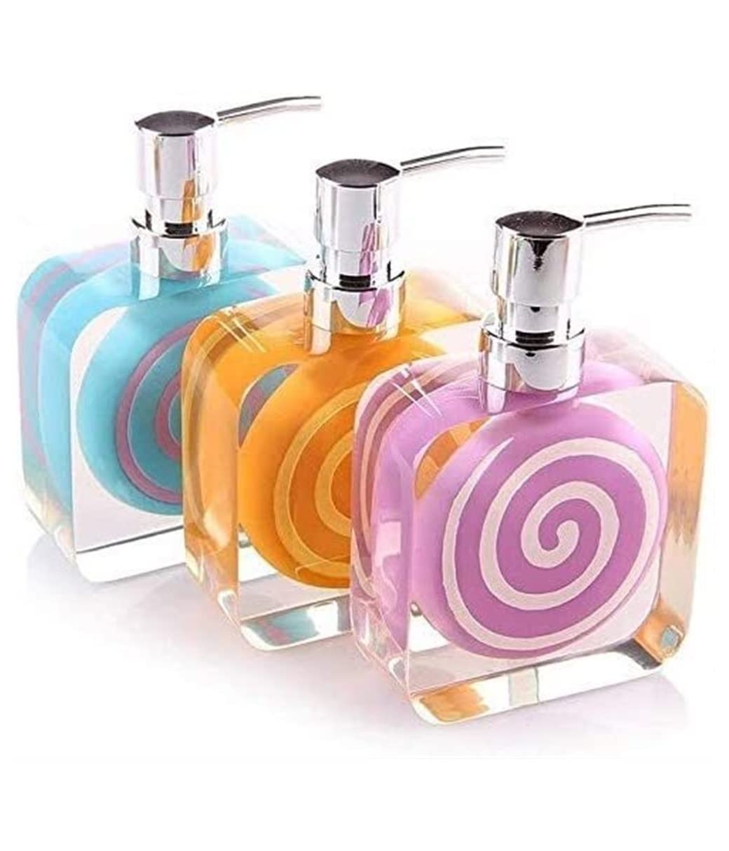Dozownik do Mydła Dozownik Mydła W Płynie Z Żywicy Do Kuchni, Dozownik Mydła W Łazience Z Żywicy Dozownik Mydła Dozownik Balsamu (Color : B, Size : 200ml)