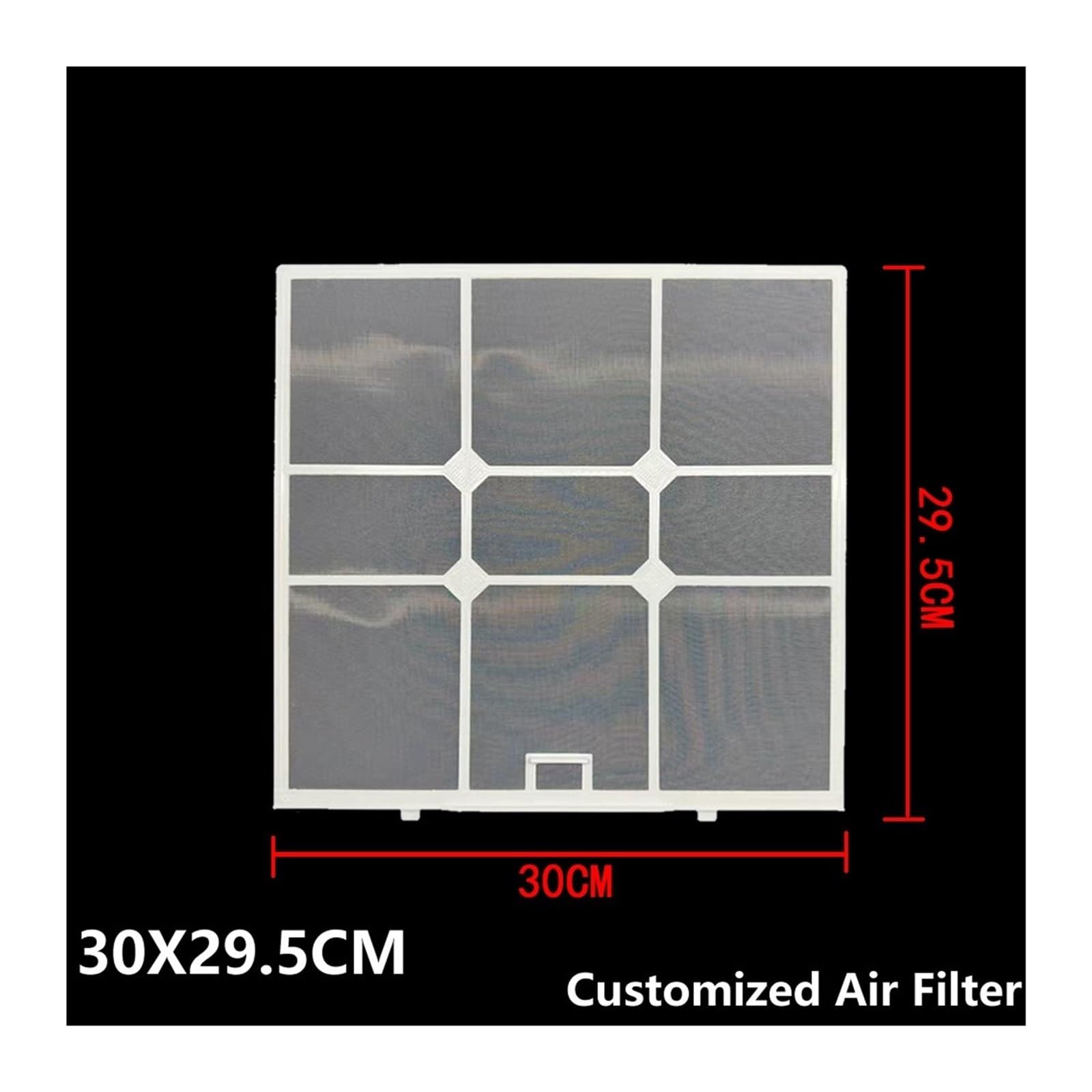 Filtro Del Condizionatore D'aria Personalizzato, Compatibile Con GENERAL FUJITSU, Dimensioni Del Filtro Antipolvere Dell'aria Condizionata: 30X29,5 Cm(1pcs)