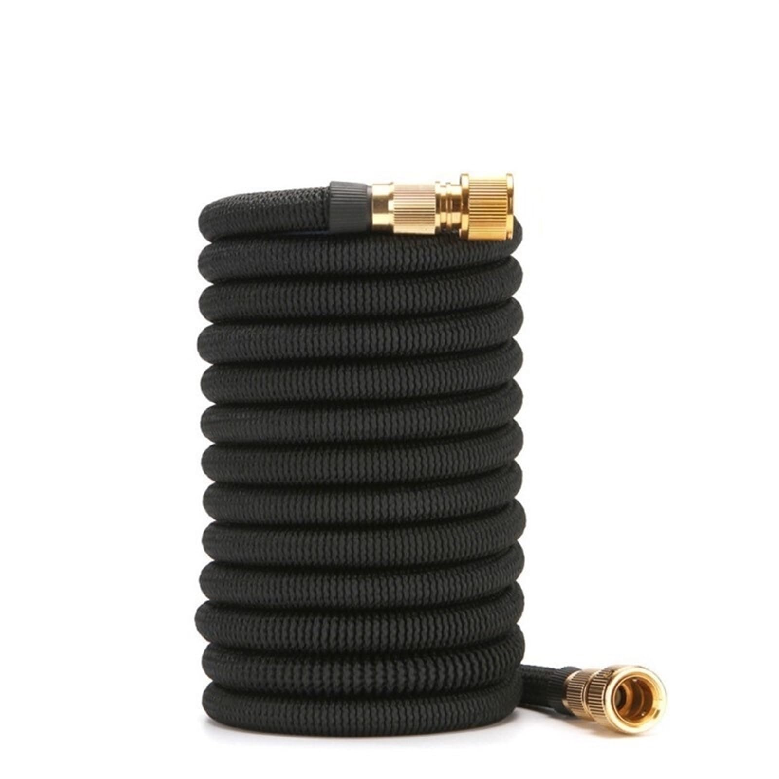 Manguera Jardin Manguera de agua de jardín con interfaz Universal, manguera de riego extensible, manguera Flexible de lavado de coches de alta presión, herramientas de riego ( Color : Black Hose , Siz