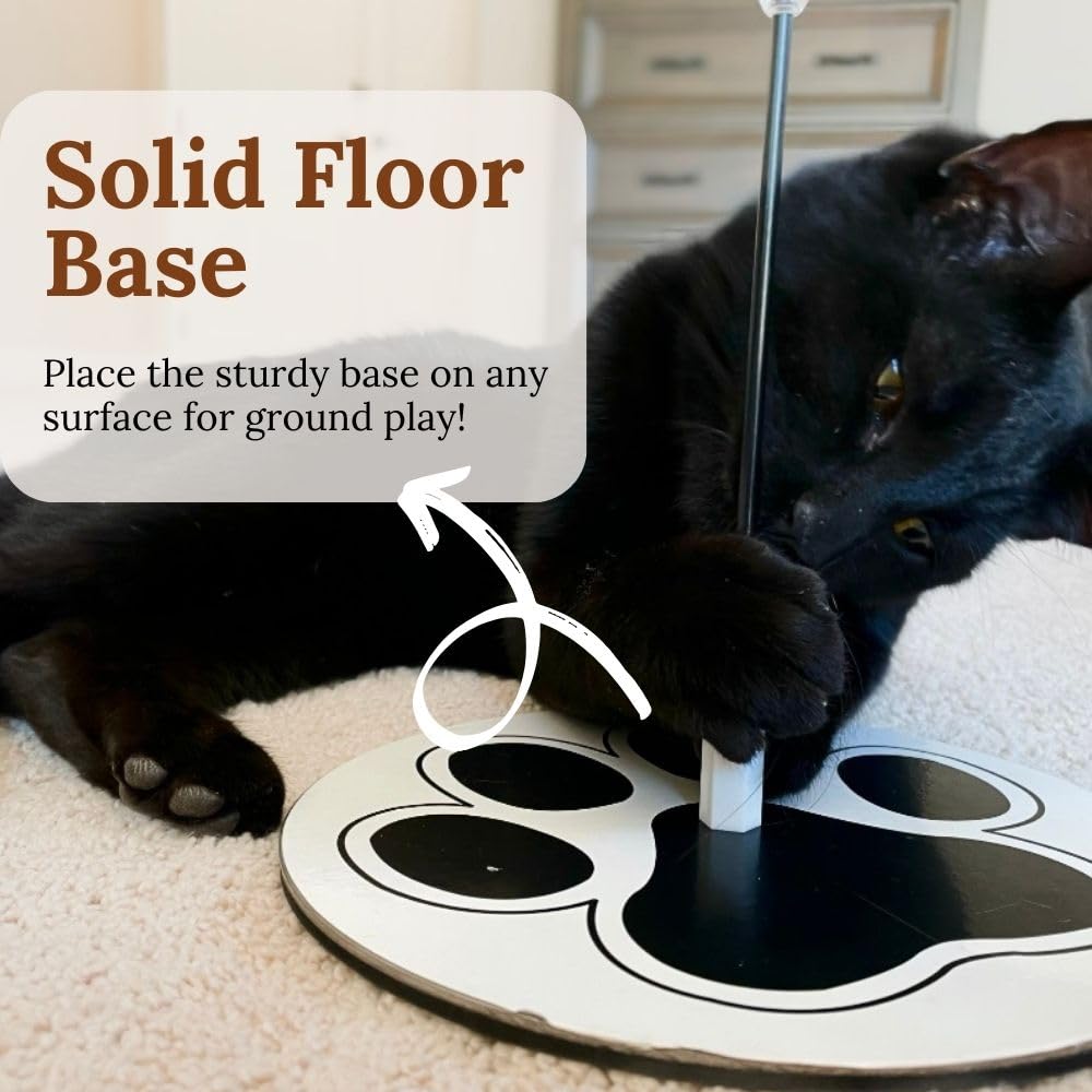 Juguete interactivo para gatos con ventosa para gatos, simulación de pájaros, juguete interactivo para gatos, simulación de pájaros, piso de gato, juguete para gatos de interior, juguete interactivo