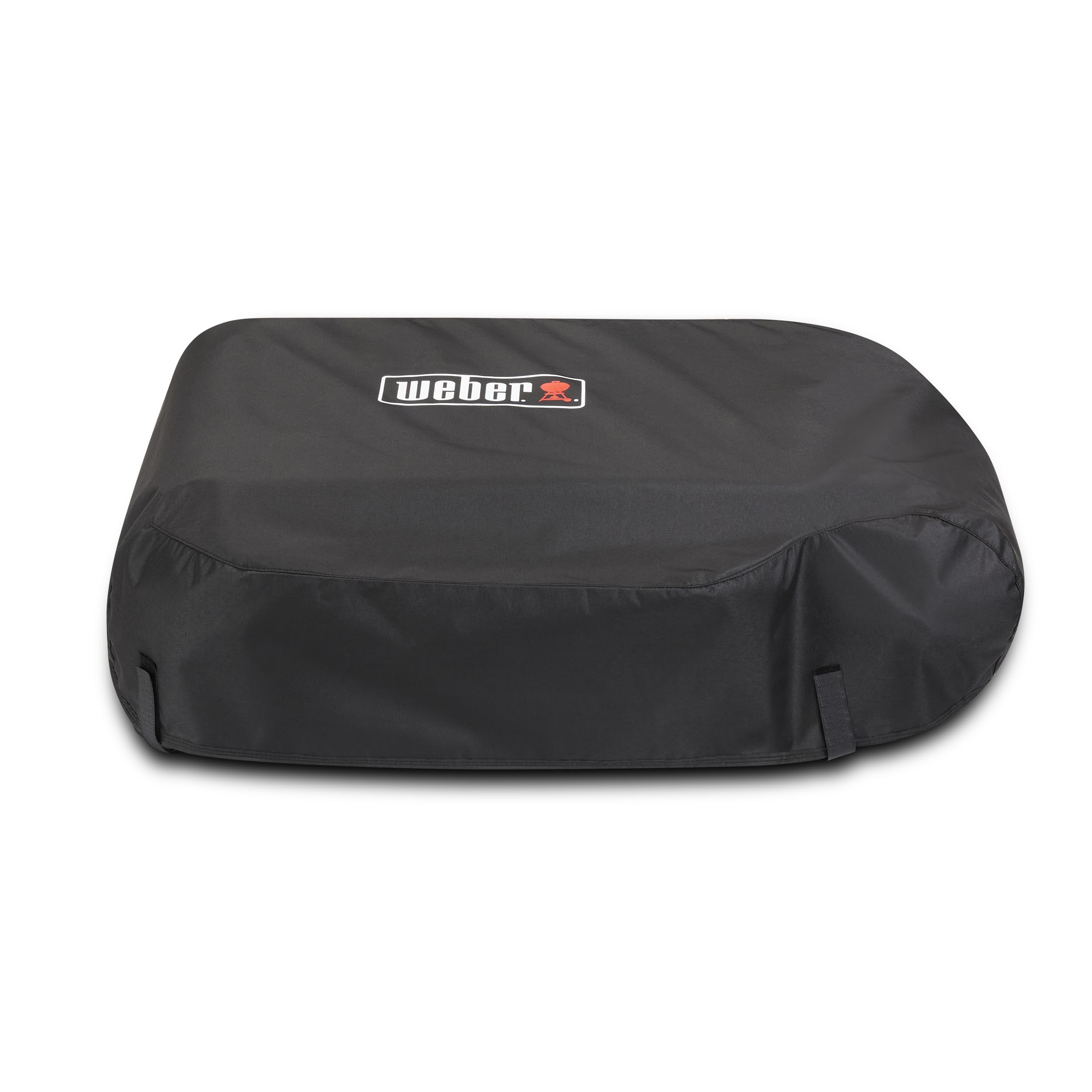 Weber Premium Grill Abdeckhaube für Slate GP 56cm Plancha, atmungsaktiv UV- & wasserbeständig, Schutz for Wind & Wetter, mit Klettverschluss zum Befestigen - Schwarz (3400202)