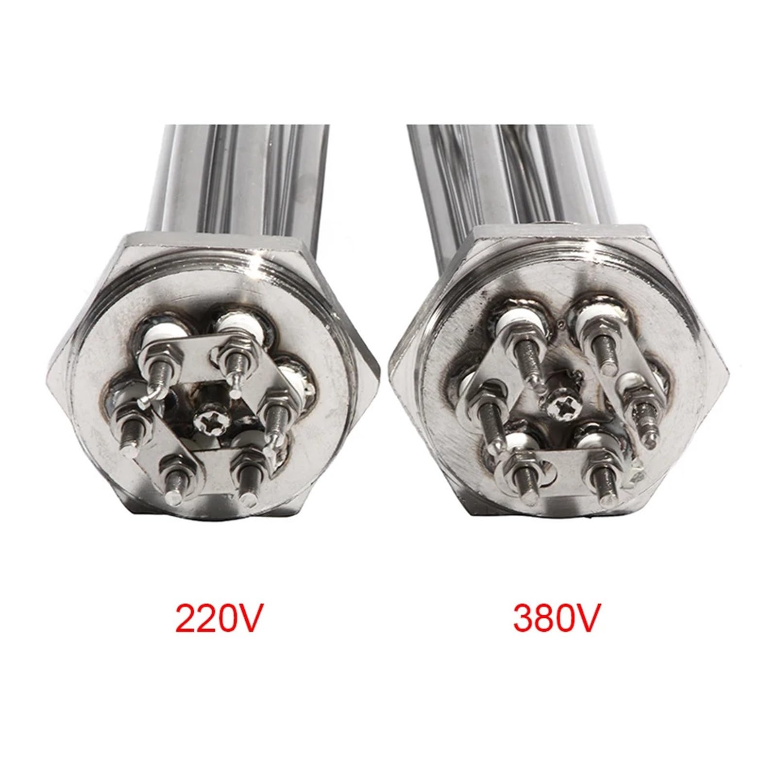 1 1/4 "BSP/DN32 Gwint 304SUS Zanurzeniowy podgrzewacz wody Element grzewczy Rura elektryczna(380V,3KW 190mm 304SUS)