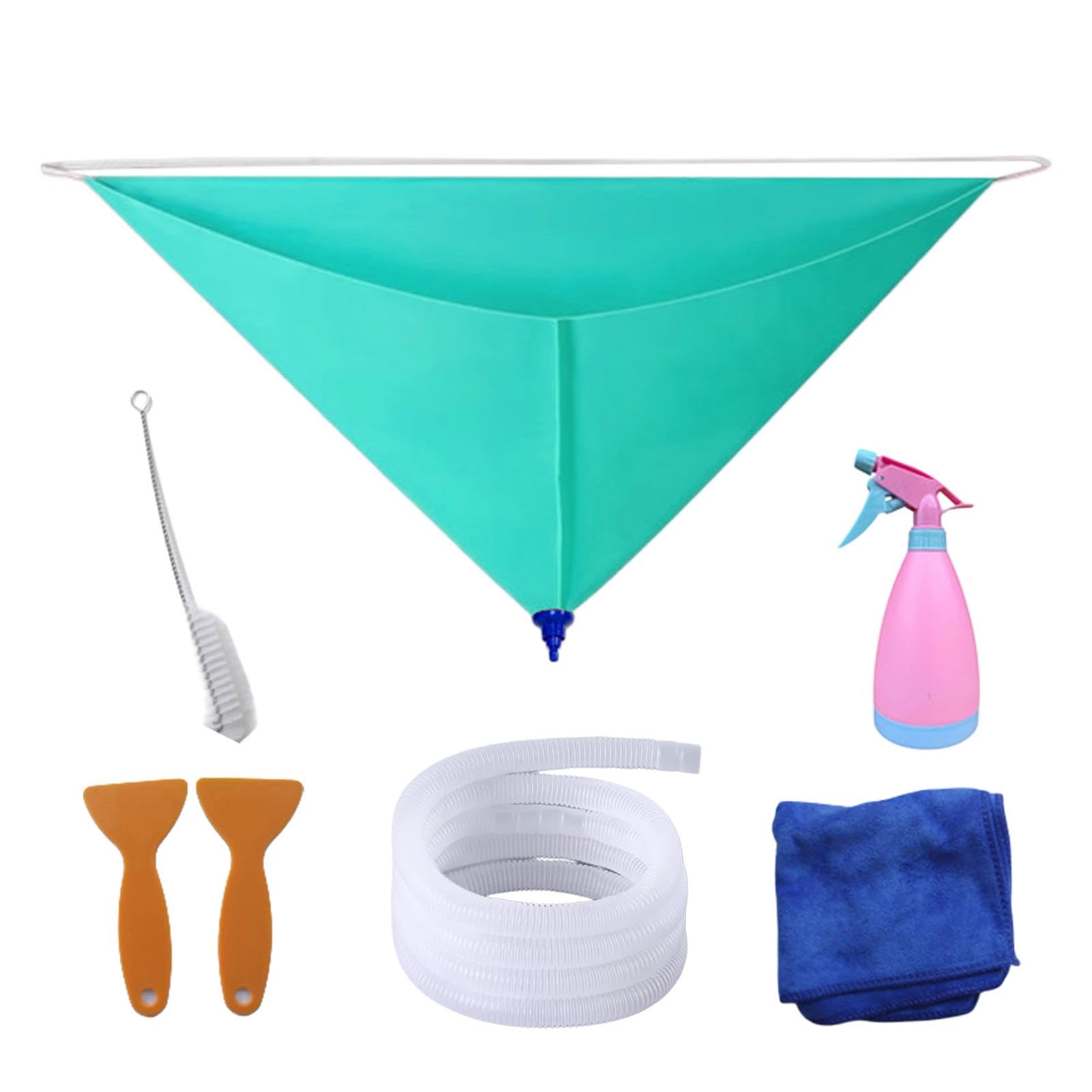 Split AC Cleaning Kit, Air Conditioner Cleaning Bag, Wall Mounted AC Cleaning Set, Waterproof AC Cleaning Kit, Split System Cleaning Tools, HVAC Cleaning Tools, Cleaning Brush for AC Pipes