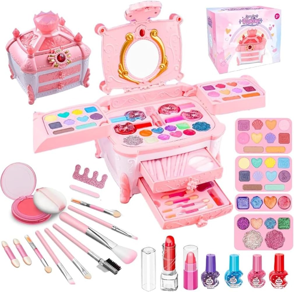Amazon | Kziazoi女の子 メイクセット コスメセット おもちゃ お化粧
