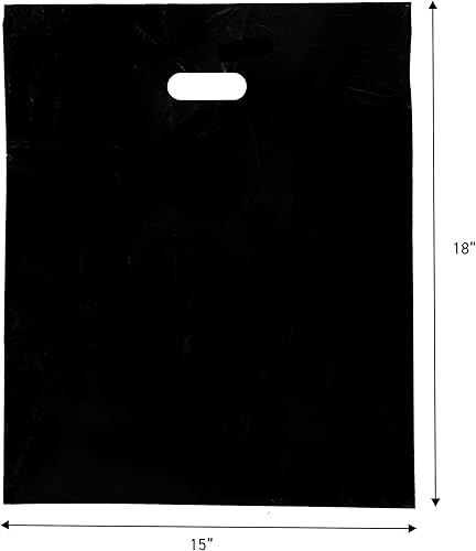 Miniatura 2 de Bolsas de mercancía - Ligero - Negro - 15 x 18 - Paquete de 500