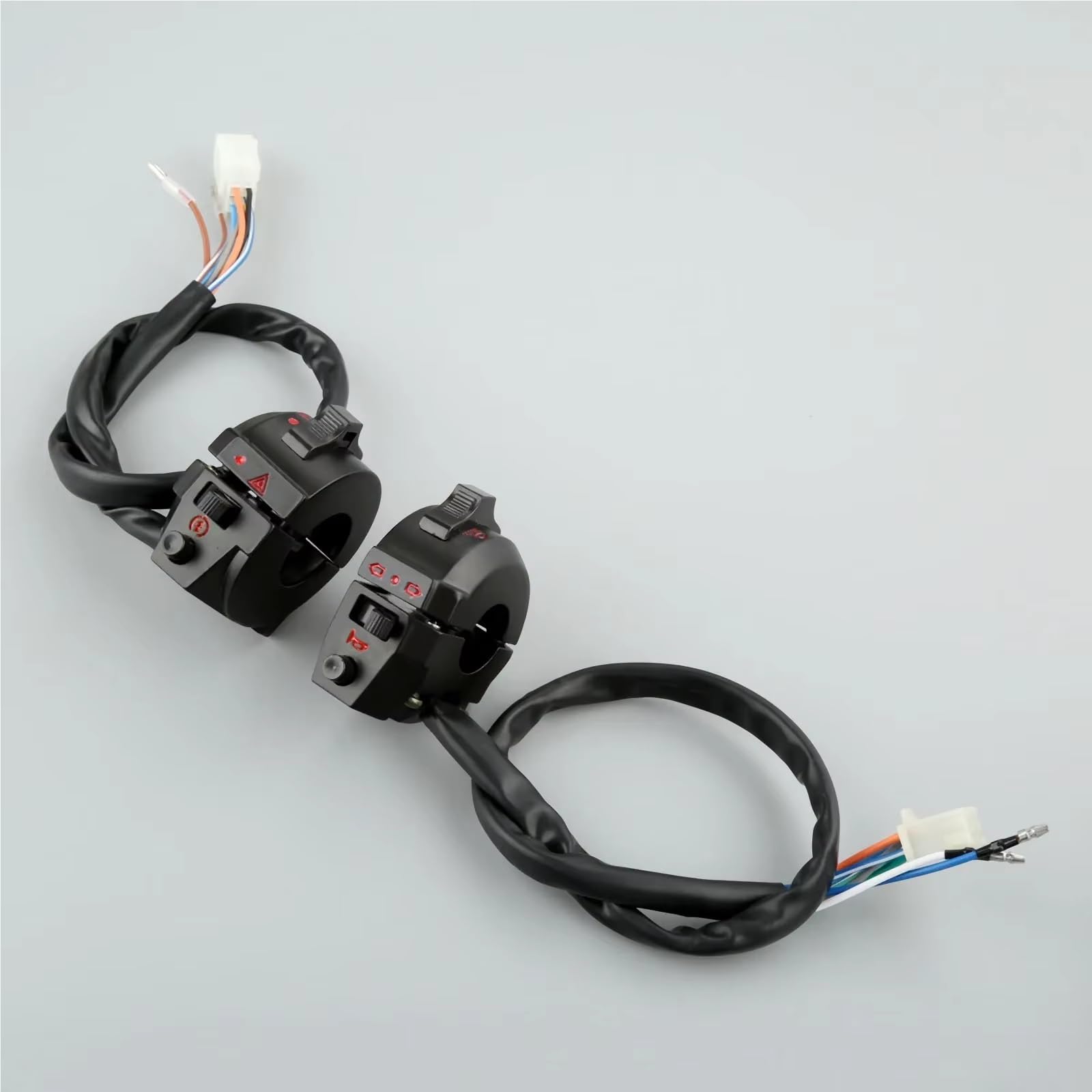 7/8 "22mm Moto ATV Manubrio Lato Sinistro Destro Interruttore Di Controllo Per Universale High/Low Fascio Luce Indicatore Direzione Corno Blocco Comandi Moto(Left right)