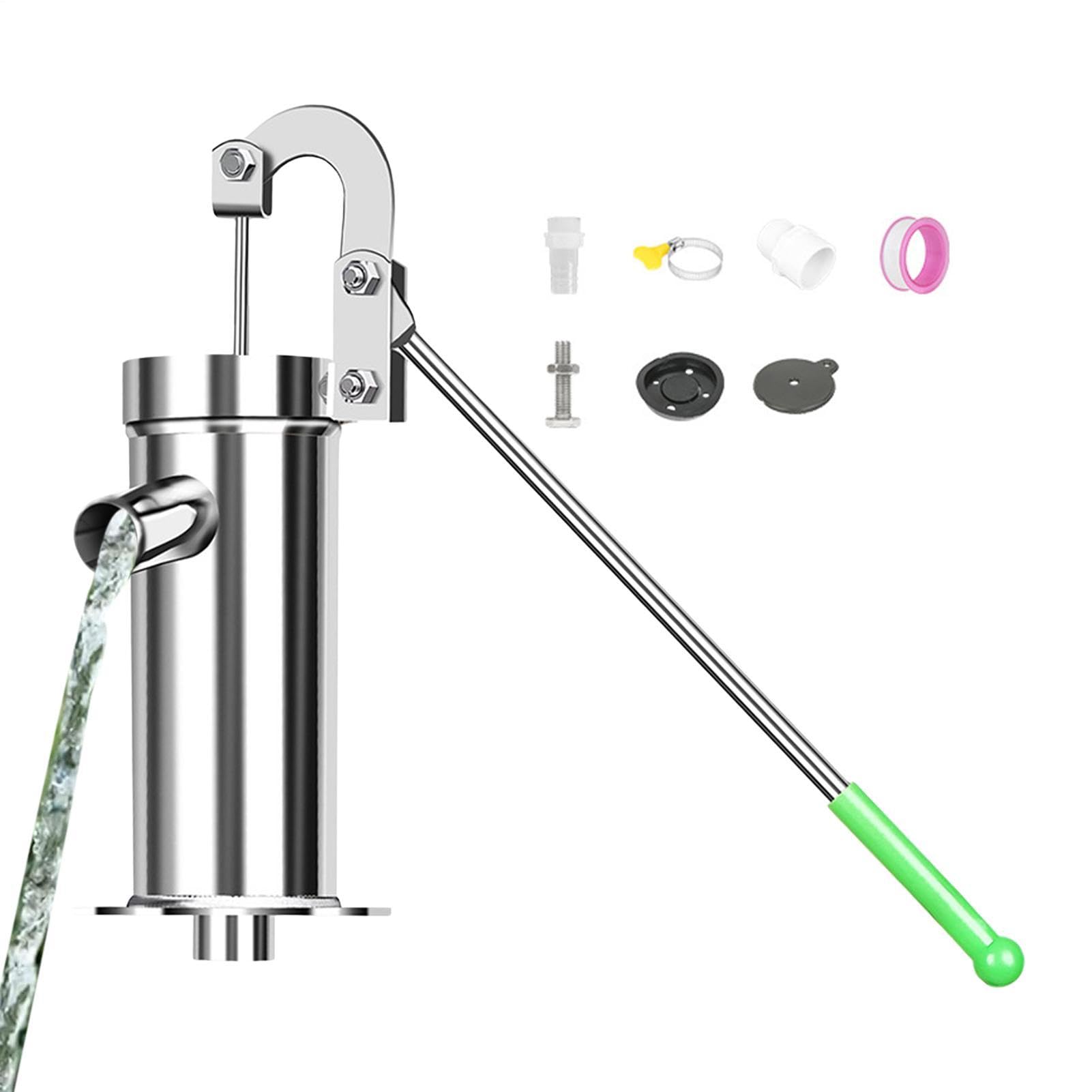 Pompa Manuale per Pozzo Manuale A Stantuffo Pitcher Per Acqua | Pompa a mano da profondi per Irrigazione Giardino Casa Fattoria Cortile
