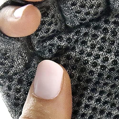 Brownmed IMAK Compression Active Gloves - Fingerless Gloves for Arthritis Pain Relief Support - Large