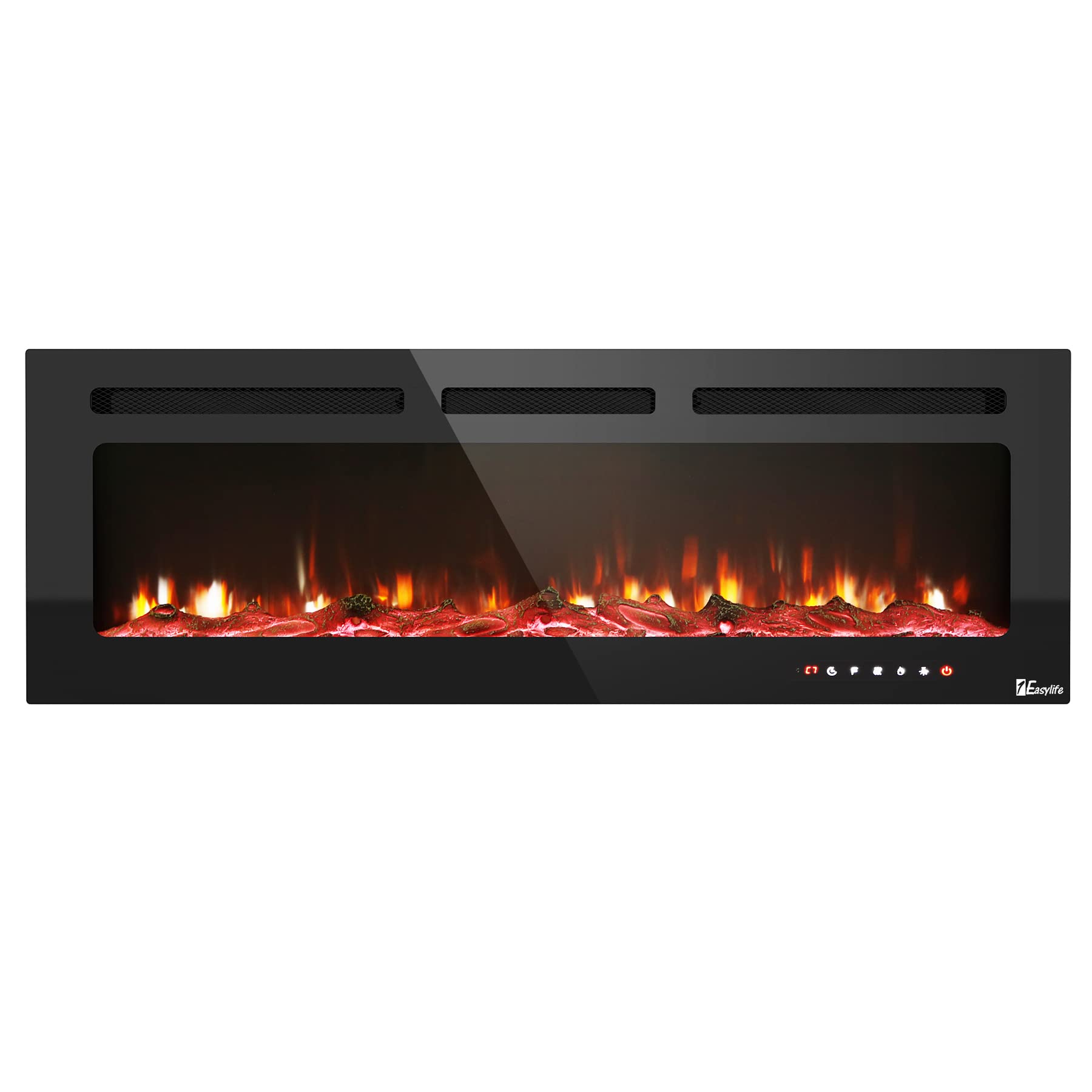 Buy 1 Easylife Recessed Wall ed Electric Fireplace,Large Linear LED