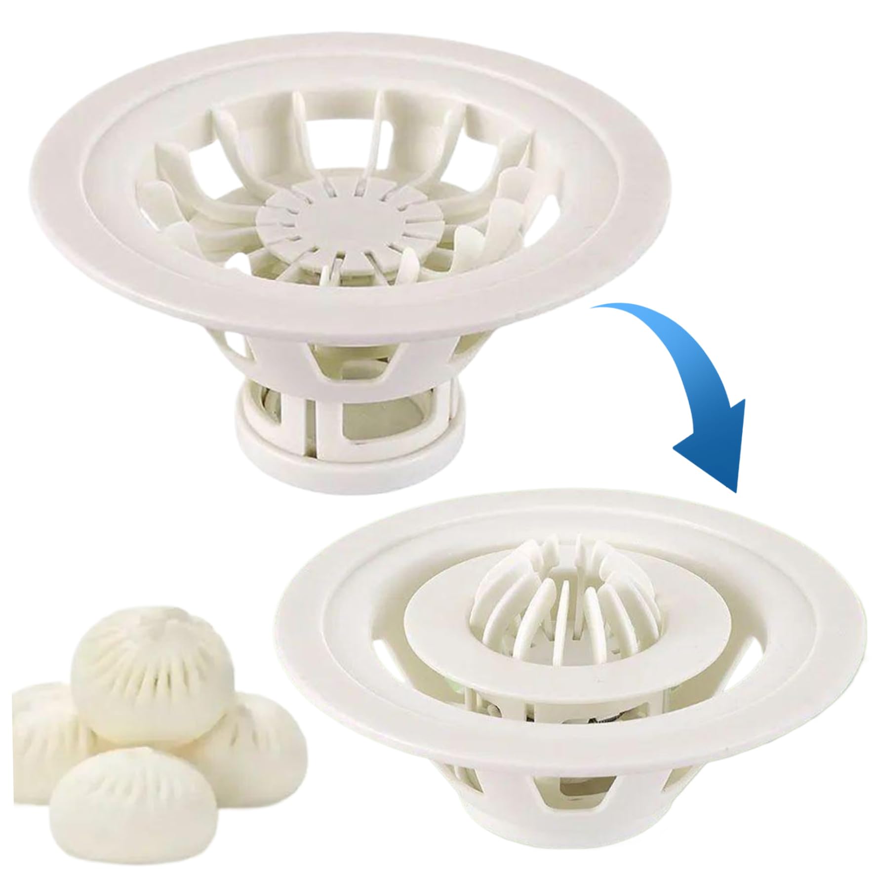 Sponsored Ad – Gcroet 1PC Baozi Maker, 7 x 7 x 4 Inch Reusable Bun Momo Maker, Food-Grade ABS Bun Dumpling Maker, Portable Kitchen Tool Gadgets for Homemade Bao Buns, Cooking Tools for Home Kitchen