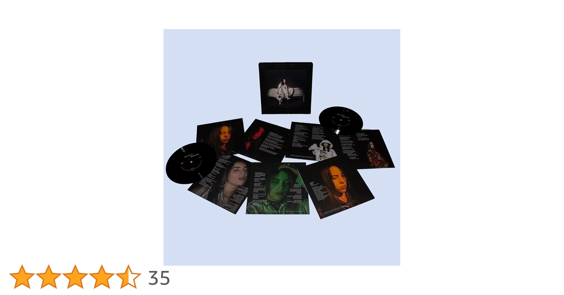 Billie Eilish レコード Limited 7 x 7 Box When We All Fall Asleep, Where Do We Go? (Limited 7 x 7 Box