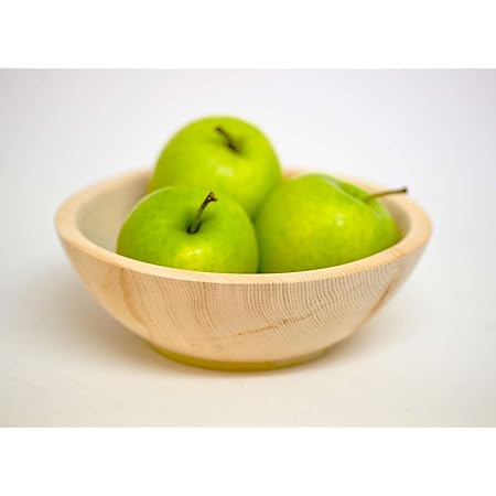 Zirbenschale 16cm Handgedrechselt - Naturbelassene Holzschale Mit Zirbenduft - Apfelform