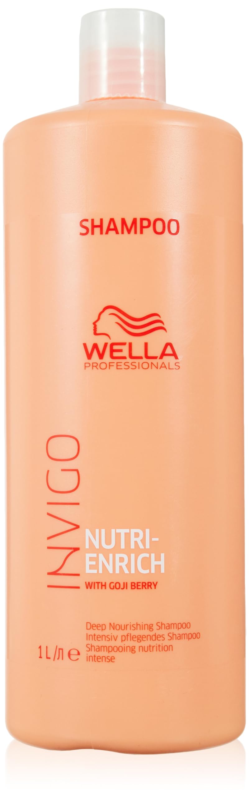 Wella Professionals Invigo Nutri-Enrich Professional Hair Care, Repair Dry Damaged Hair, Deeply Nourishing, Shampoo 1L