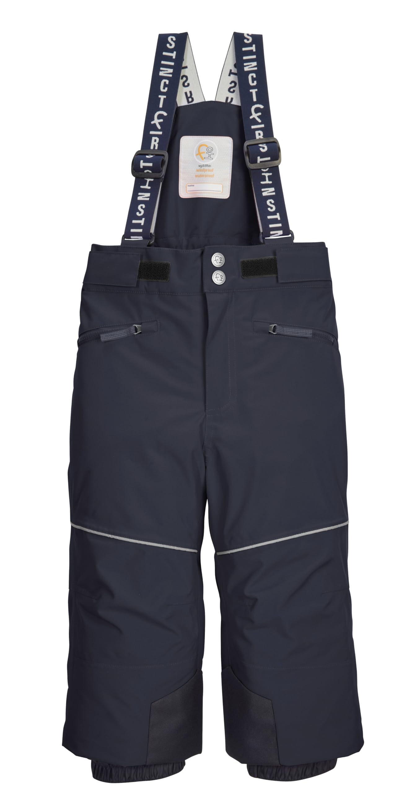 First Instinct by killtec Unisex Baby Skihose/Funktionshose mit Trägern und Schneefang Fisw 48 MNS Ski Pnts