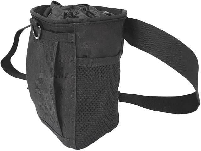 Utility Rock Climbing Chalk Holder Bag with Waist Belt, Great Equipment for Climber, Gymnast, Athlete, Weight Lifters etc
