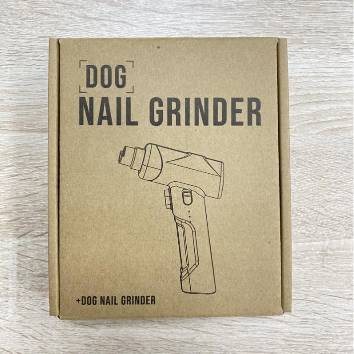 Cortaúñas para perros y gatos, lima de uñas eléctrica, pulido de precisión y cambio manual/automático, para perros grandes, medianos, gatos, cuidado de uñas de animales pequeños, color blanco