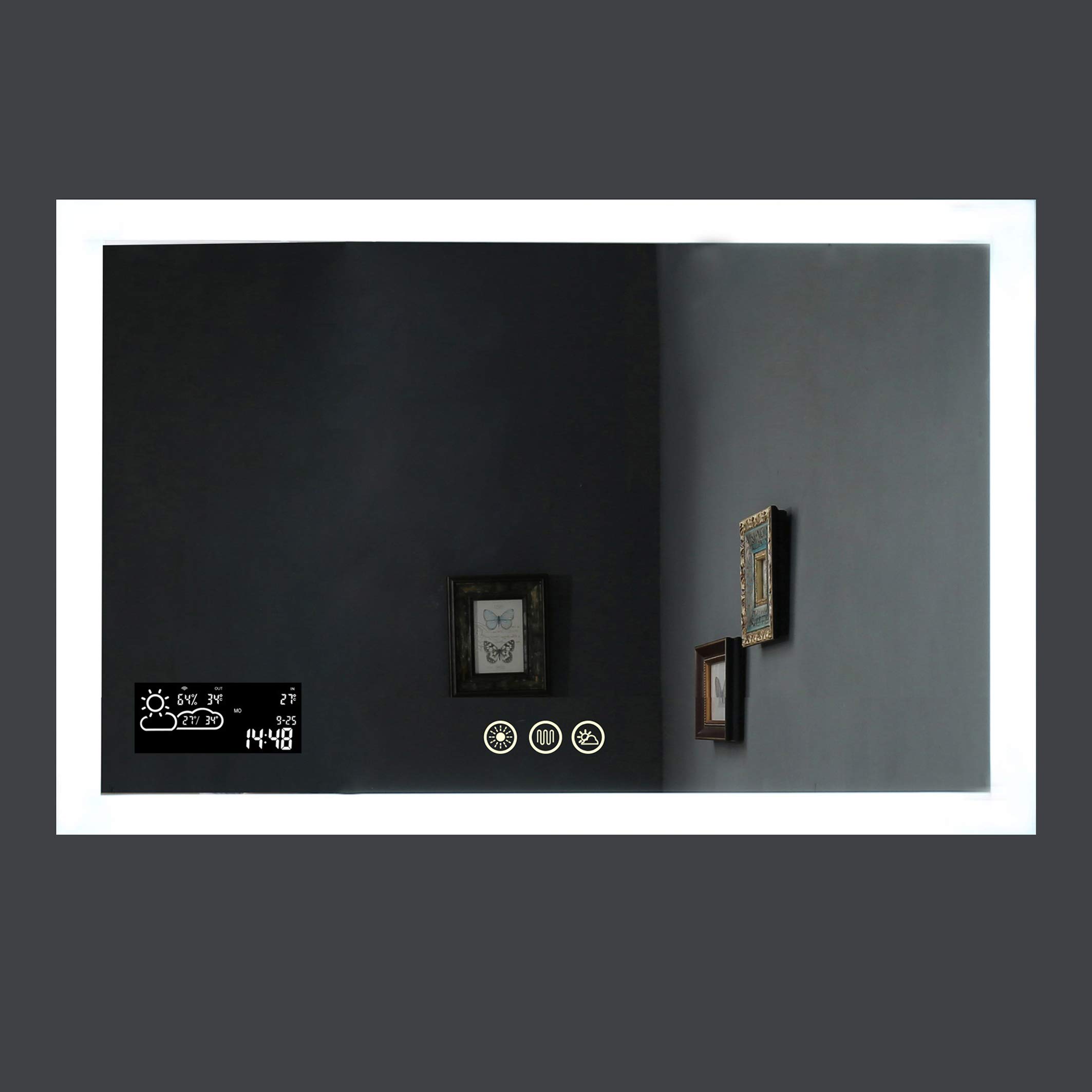 Buy JOVOL LED Lighted Bathroom Mirror, Wall ed Vanity Mirror with