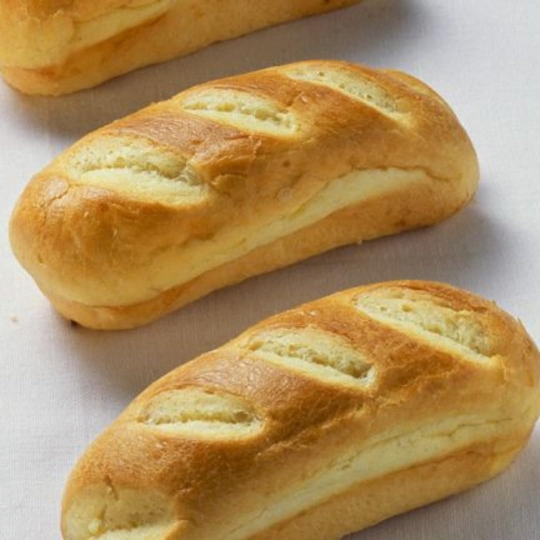 Baguette-Brötchen brot Weizenkleingebäck zum Fertigbacken.300 gramm x 20 Stück