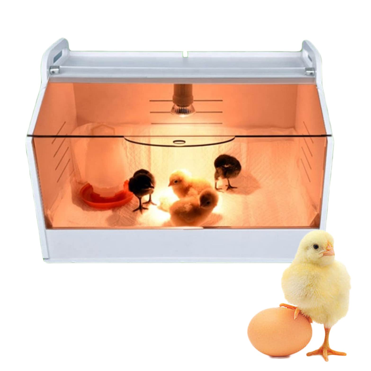 Criadora de pollitos,kit de inicio para pollos, Caja incubadora de pollitos, calentador de aves de corral, caja de cría, incubadoras manuales, caja for mantener el calor for pollo, pato, pájaro, lagar