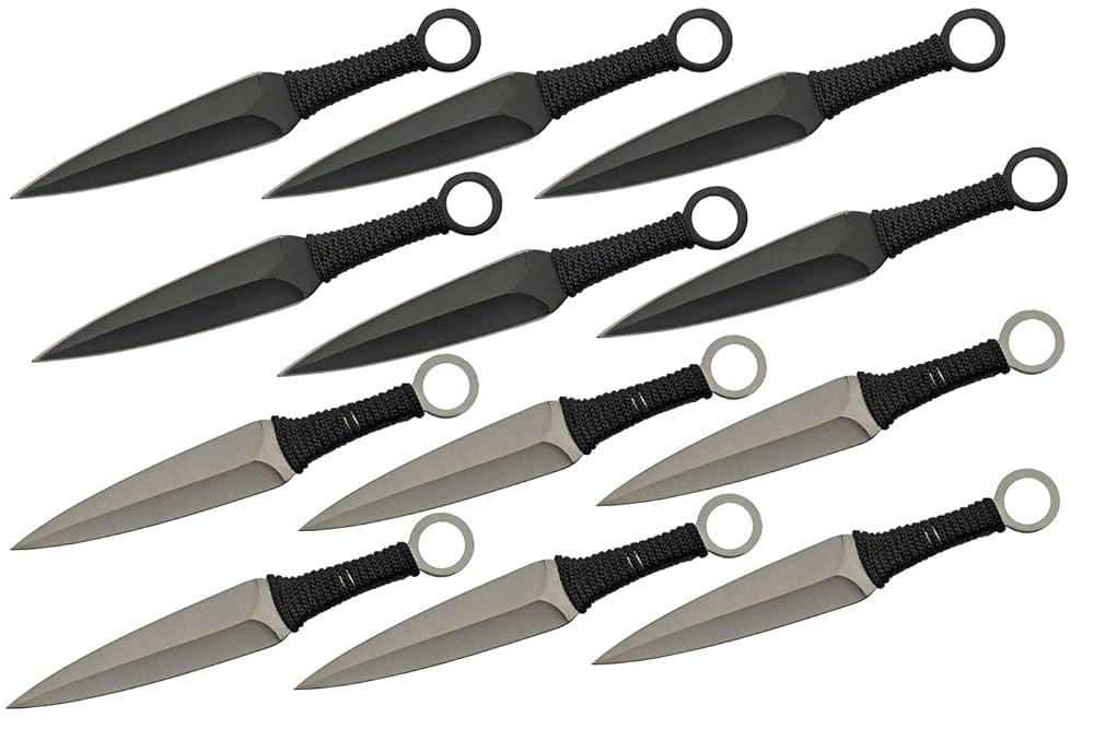 WK Interact　Brush Knife　ブラシナイフ　サイン入り　レア Amazon.com : SZCO Supplies 12-Piece Kunai Throwing Knife Set