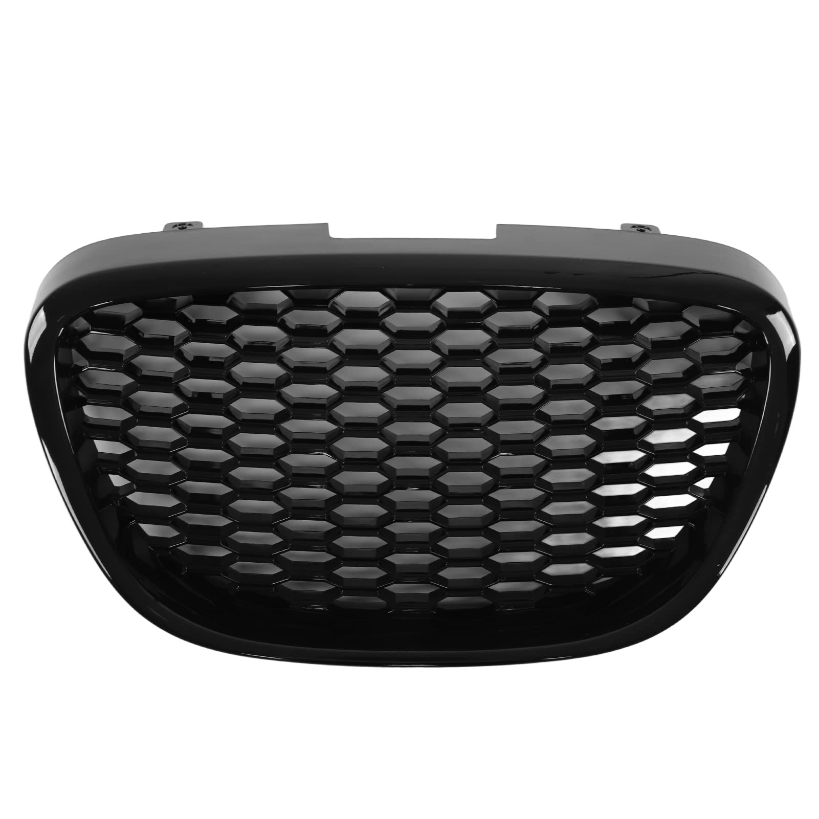 Rejilla delantera automática, parrilla de parachoques impermeable a prueba de calor 1133007 reemplazo de ABS negro brillante para Seat Leon MK2 1P 05-09 para reparación