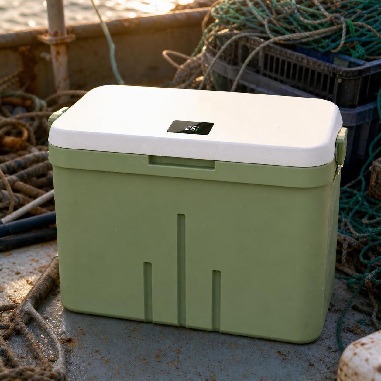 Frigo da Campeggio Portatile Isolato - Scatola Termica Contenitore Termico per Alimenti e Bevande - per esterno