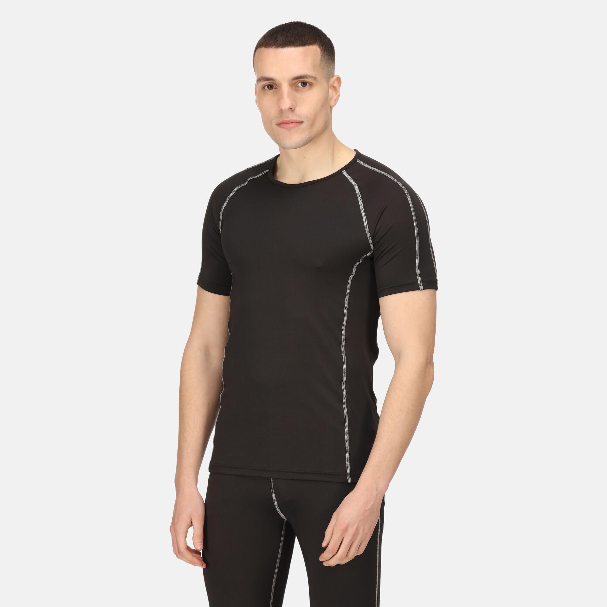 Regatta Professional Mens Prossbaselayertop Undershirt, Black, S EU