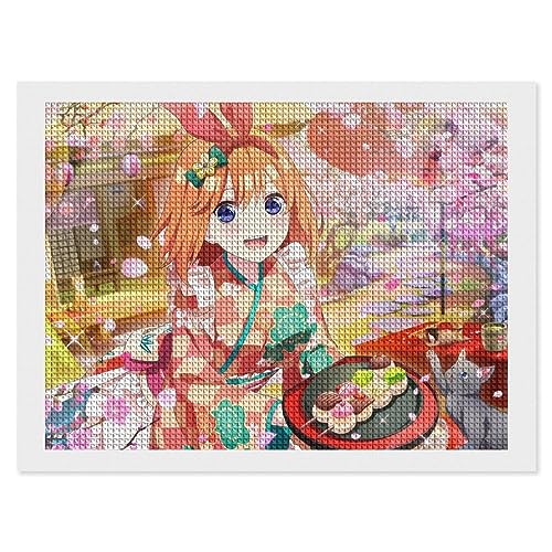 五等分の花嫁ダイヤモンドアートダイヤモンドアート キット全面貼ダイヤモンドアート 四角いビーズDIY 手芸 刺しゅうキット壁面装飾