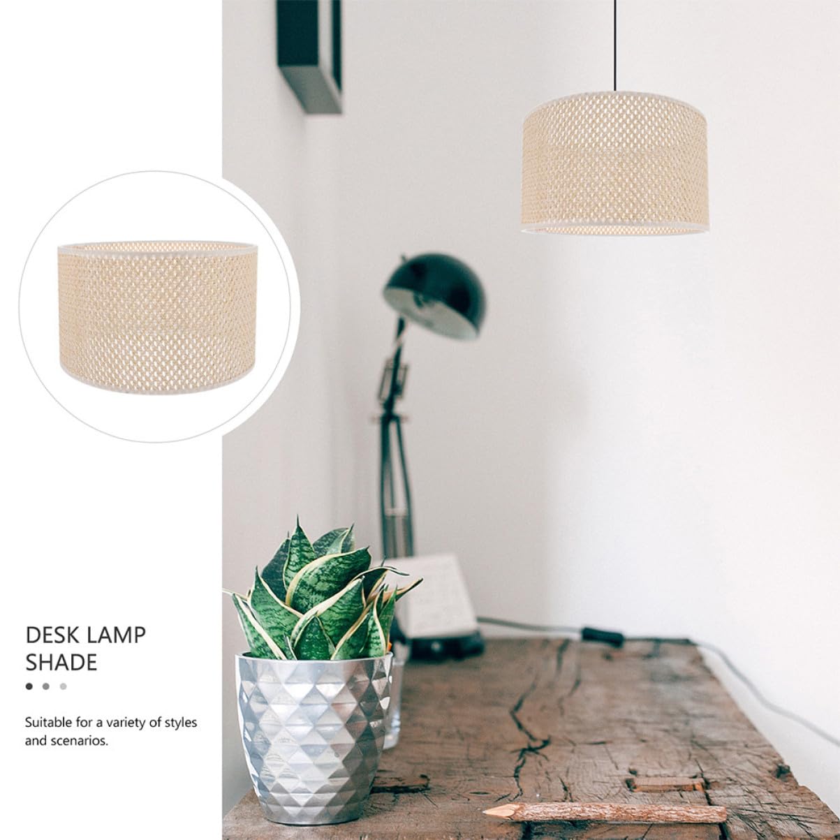 Kreativer Lampenschirm im Modernen Stil für Tischlampen E27 Gold