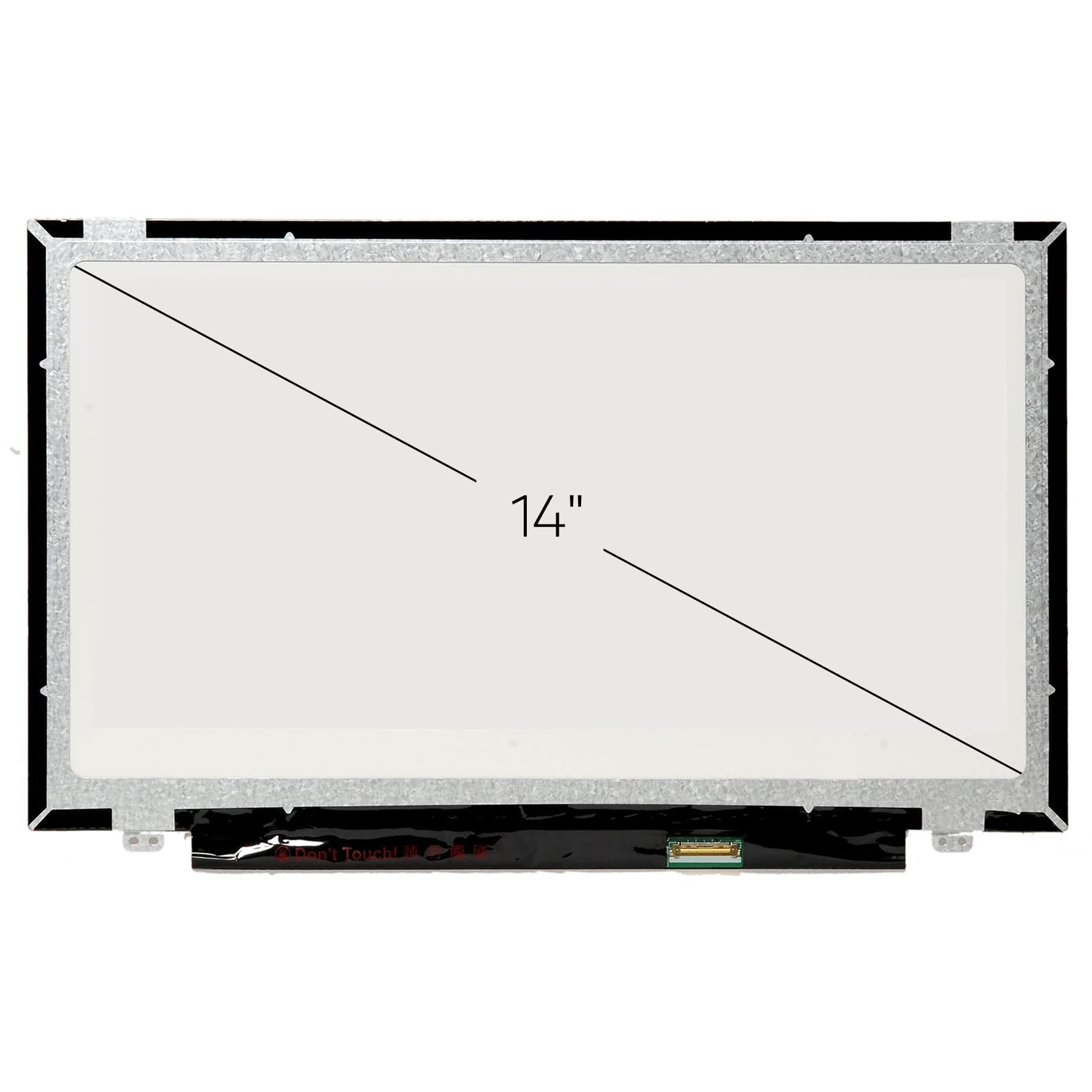 LCDBros Screen Replacement for Dell Latitude 7490 7480 FHD 1920x1080 IPS Matte LCD LED Display with Tools