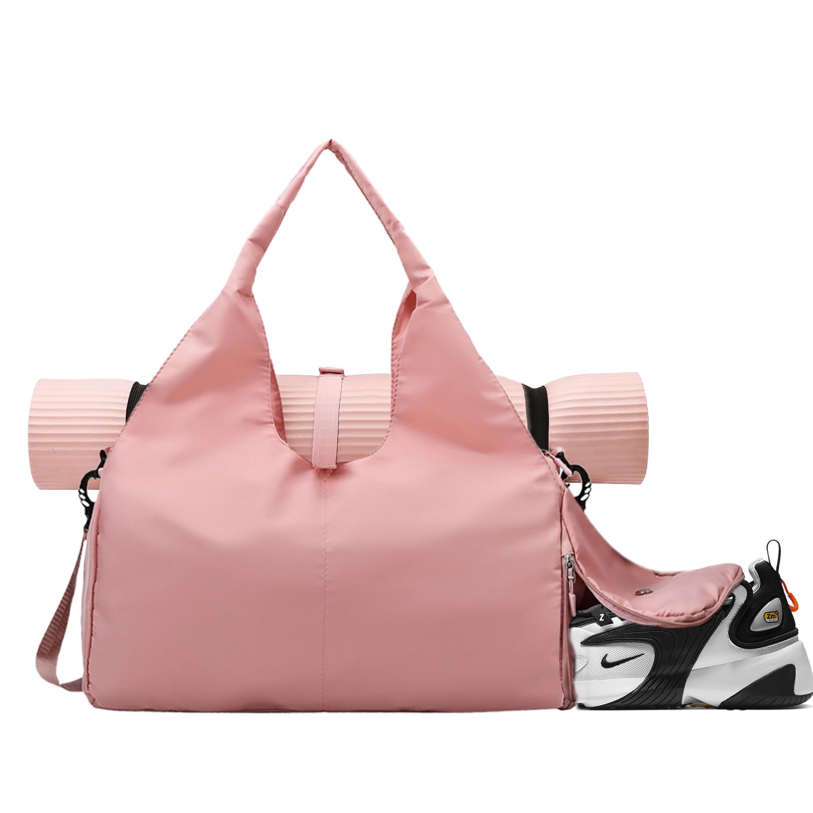 COM4SPORT Gym Bag, Yoga Gym Bag for Women and Men, Carrying Workout Gear and Accessories, Shoe Compartment and Wet Dry Storage Pockets