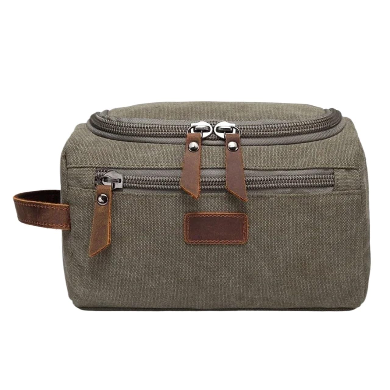 Trousse, Borsa da viaggio impermeabile uomo for trucco cosmetico(Green)