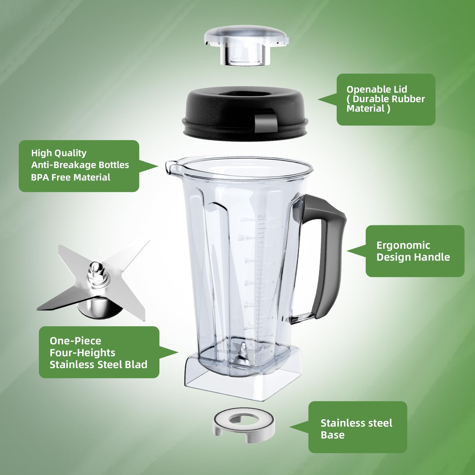 Amazon | Vitamix ブレンダーピッチャー 64オンス 交換用 5200