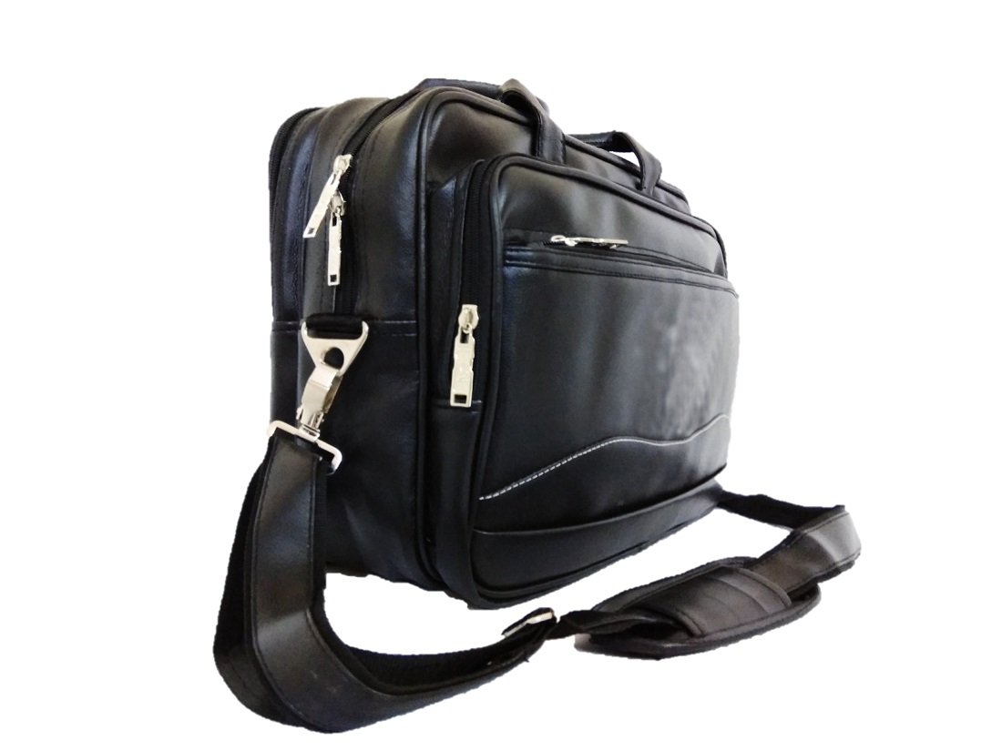 DARA Unisex Leather Up-to 15.6-inch Tablet and Laptop Messenger Bag