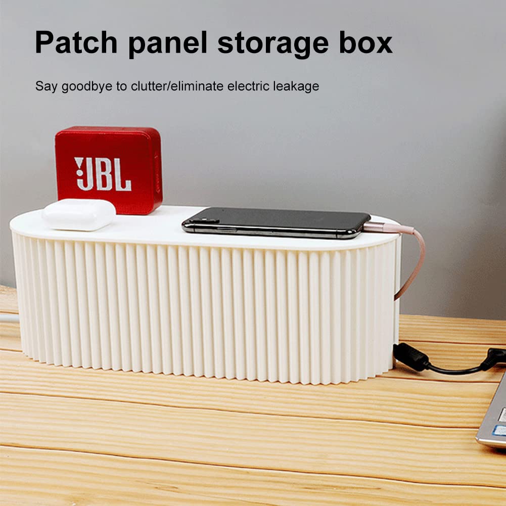 Scatola Organizer Per Cavi - Trasparente Con Legacci Per Ordinare Cavi E Caricabatterie - Foto 4