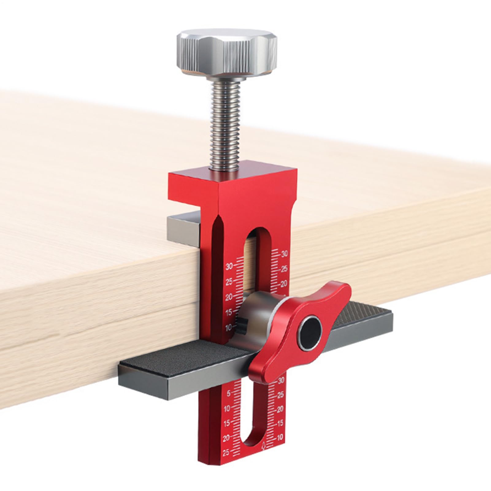 Maschera di montaggio per porta 'armadio, guida all'installazione hardware | regolabile, strumento di allineamento di precisione, 725 g, lavorazione del legno, carpenteria, assemblaggio mobili