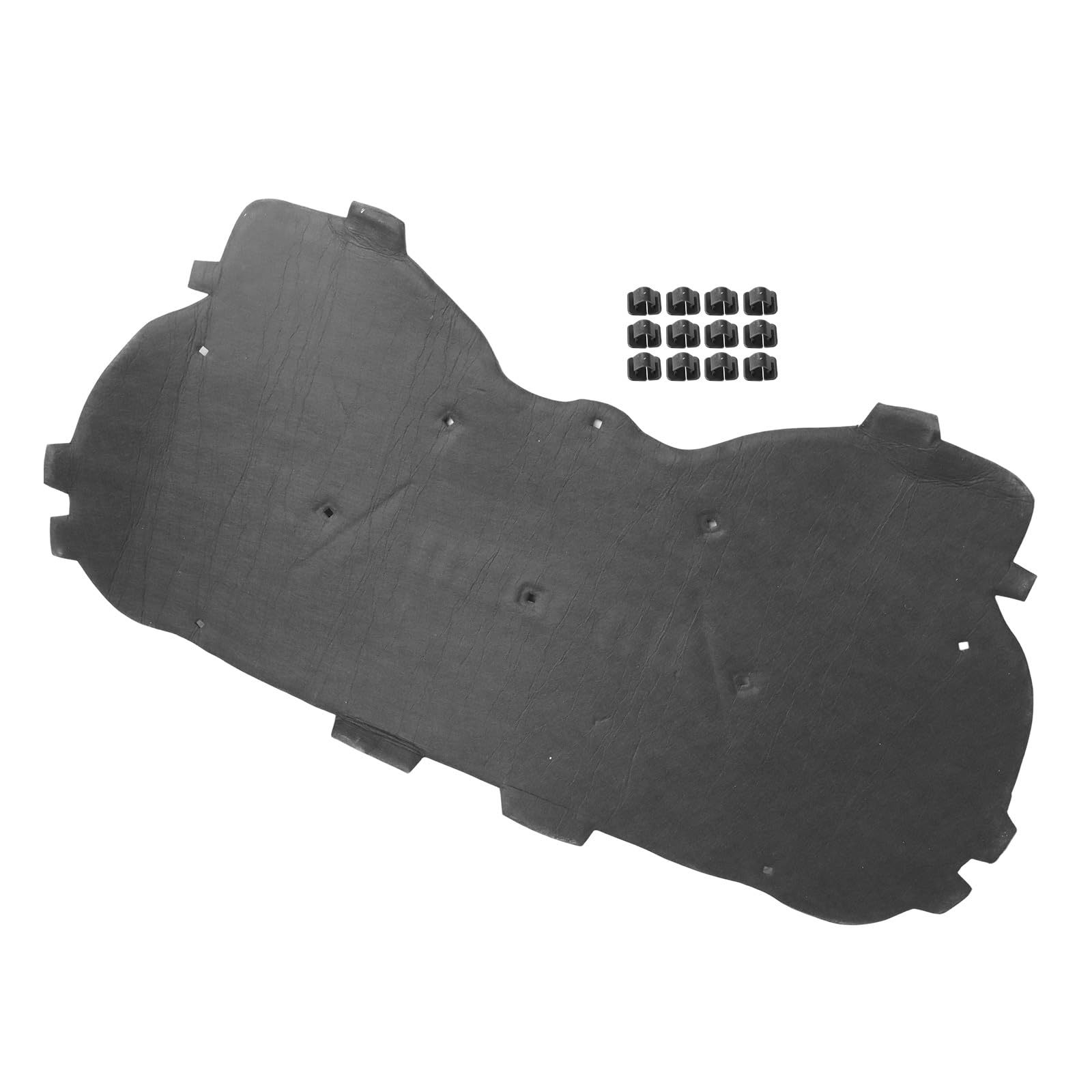 Motorhaube Motorraum Isoliermatte mit Clips Kompatibel mit Audi Q5 8R 2008-2017 Stoßdämpfer Isolierung 8R0863825