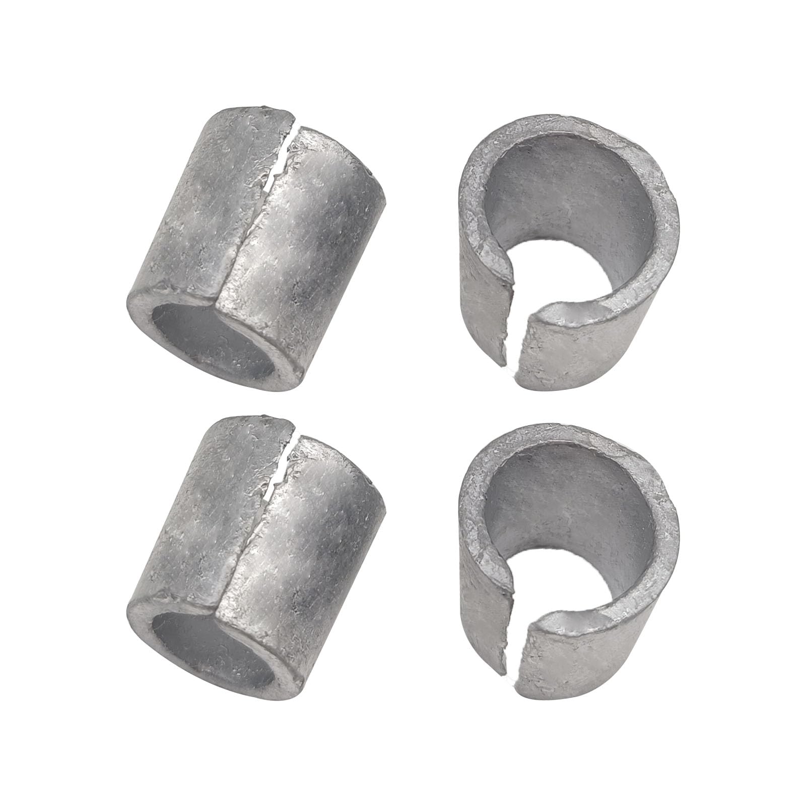 2 Pair Battery Adaptor Sleeves, Car Battery Terminal Shim Universal Car Accessories Positive & Negative Post Battery Terminal Adapter, Battery Terminal Adapter Positive Post Shim Lead