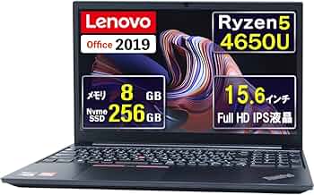 Amazon.co.jp: 【整備済み品】薄型軽量＆爆速NVMe SSD搭載 レノボ 15.6