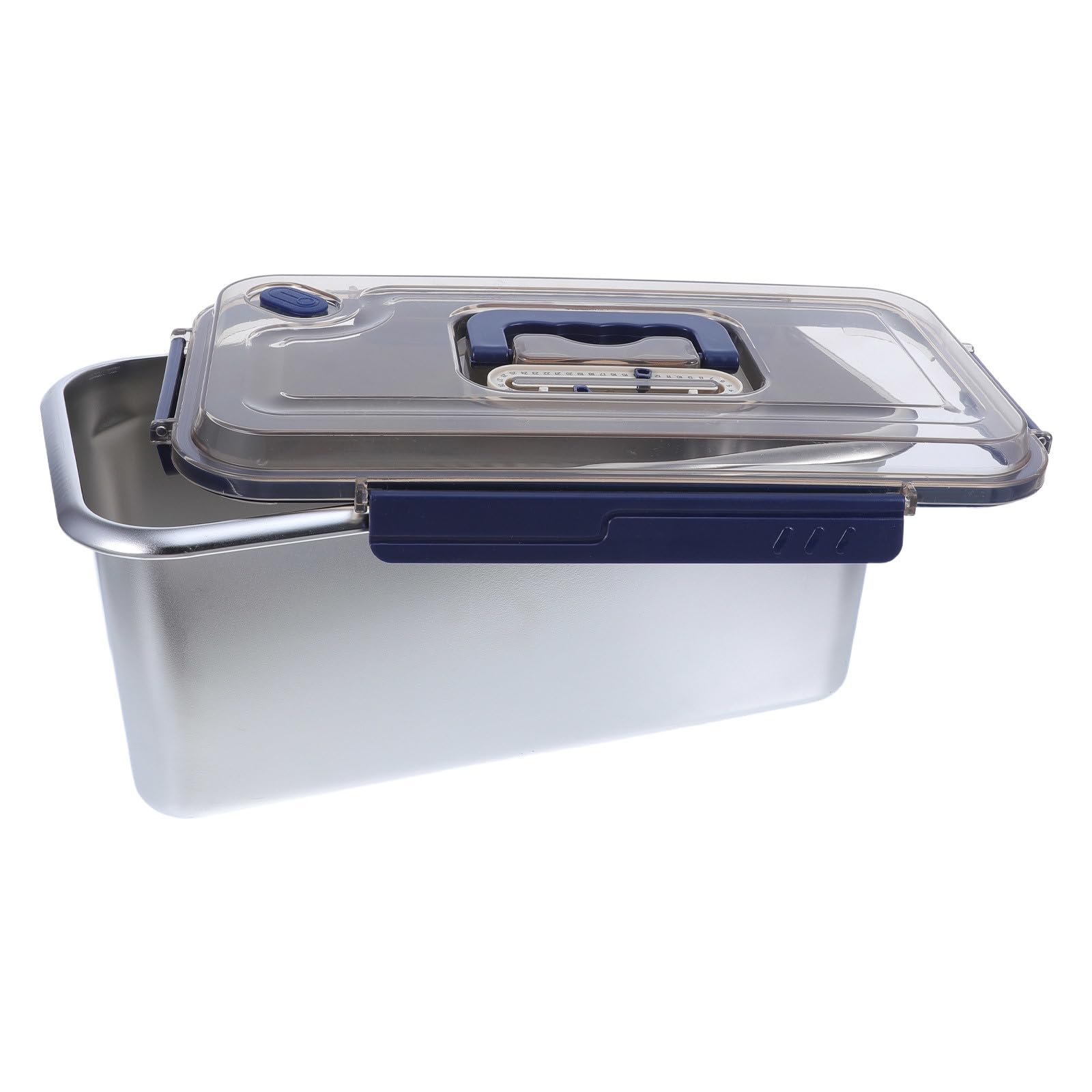 ibasenice Boîte de conservation alimentaire en acier inoxydable avec date,