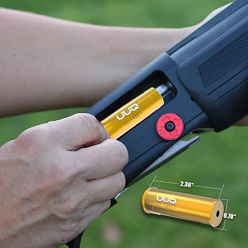 Miniatura 10 de UUQ Vista láser rojoverde de 0.354 in.223Rem5.56Nato Cal.243 30812 Gague Boresighter RojoVerde Dot Beam Bore Sighter para rifle de pistola