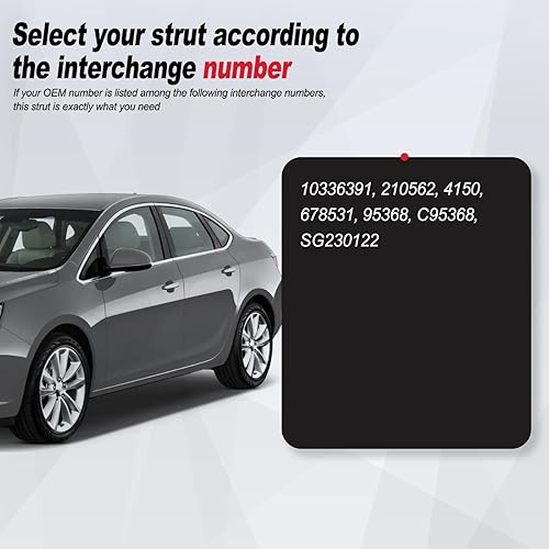 Miniatura 7 de Vepagoo 6330 puntales de gas del capó delantero para Chevrolet Corvette 2005-2013 (C6 Corvette Base Coupe Z06 ZR1 Grand Sport 427 Limited Edition),