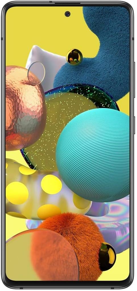 Galaxy A51 5G Prism Cube Black Android Smartphone, SIM Free Mobile Phone (UK Version)