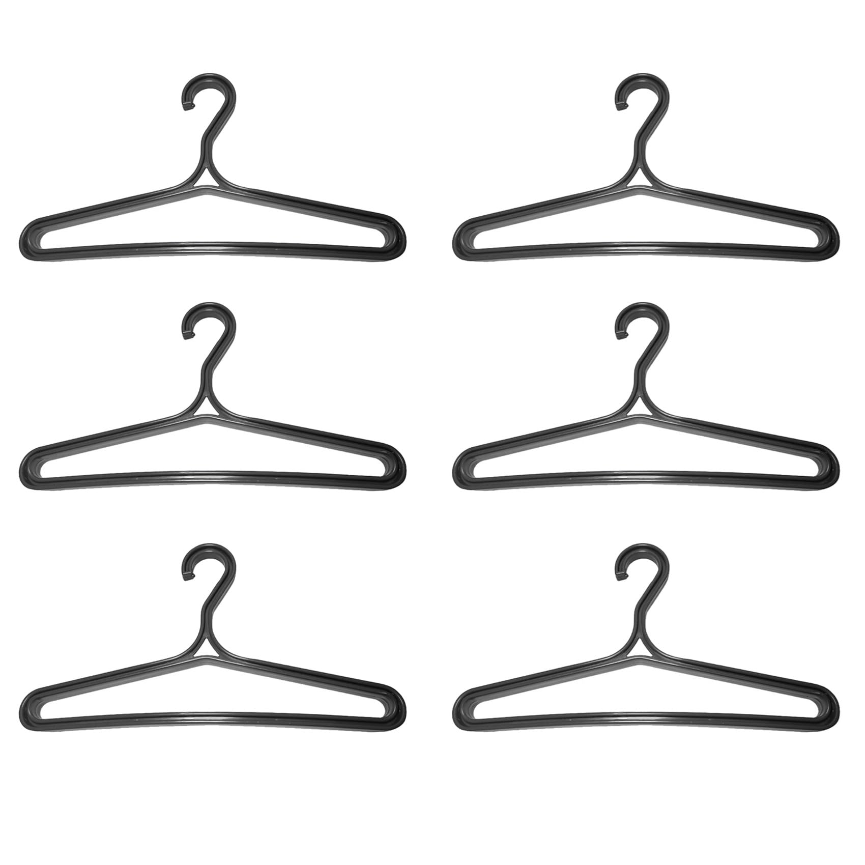 6X Cintre pour Combinaison de Plongée sous-Marine, Porte-Manteau Pliable pour Combinaison de Plongée sous-Marine, Cintre pour Combinaison de Natation, Noir