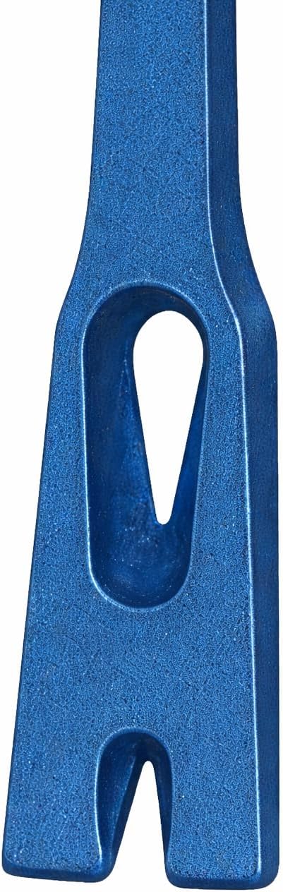 Bon 14-521 Straight Ripping Bar 18" Heavy Duty Forged Steel Pry Bar with Chisel End and Nail Puller