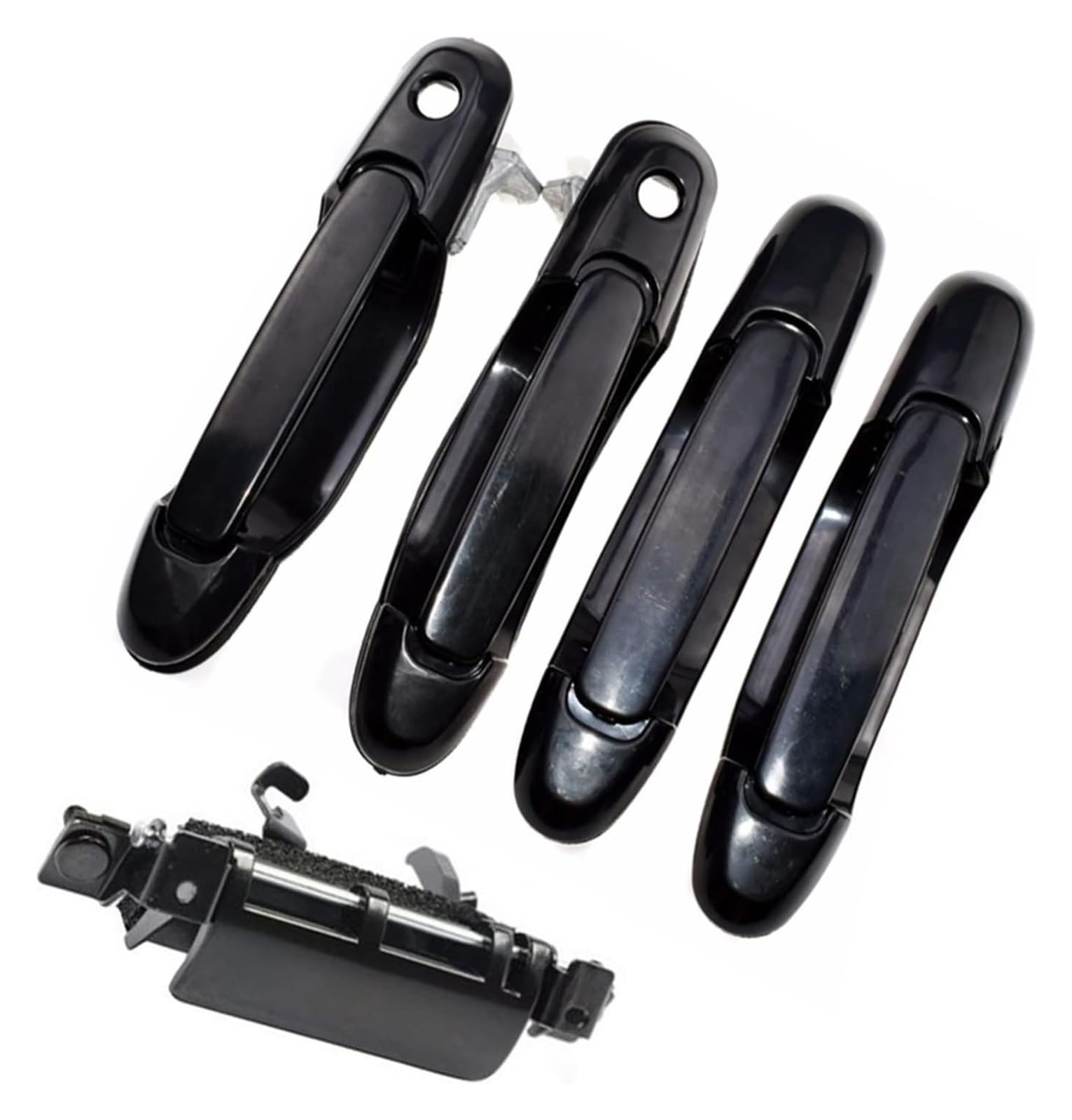 QWQTHGS Car Exterior Door Handle Cap for Toyota for Sienna 1998-2003 Exterior Door Handle Front Rear Left Right 69210-08010 69230-08020(5 Pieces)