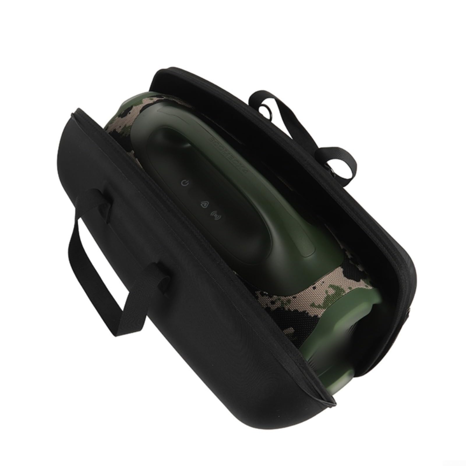 Hartschalen-Reisetasche für JBL für boombox 4, Wasserdichte EVA Schutzhülle mit Tragegurt, Stoßfeste Tragetasche für Lautsprecher Zubehör, Grau(Black)