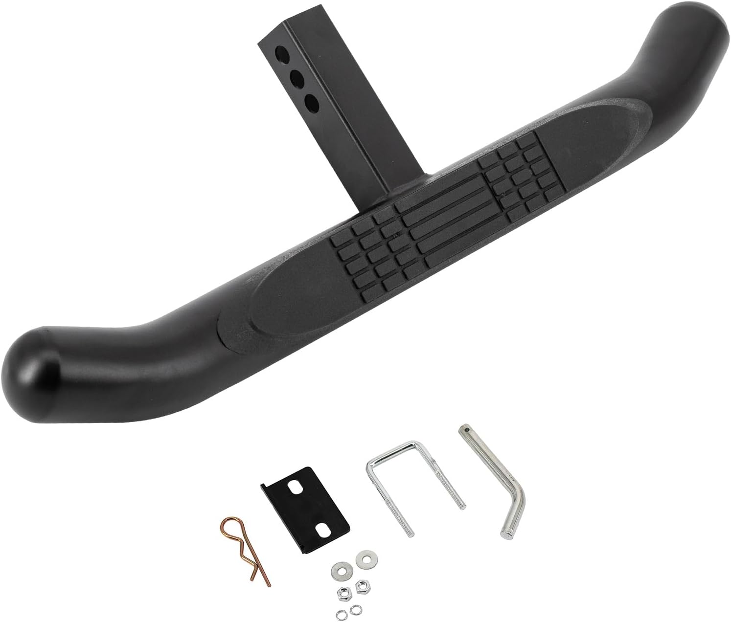 Black Premium 36" Hitch Step Fit 2" Class III & Class IV Htich Receiver with Hitch Pin & Hitch Stabilizer